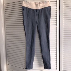 Maternity Gray Skinny Pants Size 2